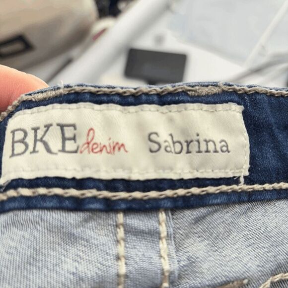 BKE Sabrina Jeans Womens 31x32 Denim Bootcut Flare Stretch Dark Wash Pants NWOT - Picture 6 of 6